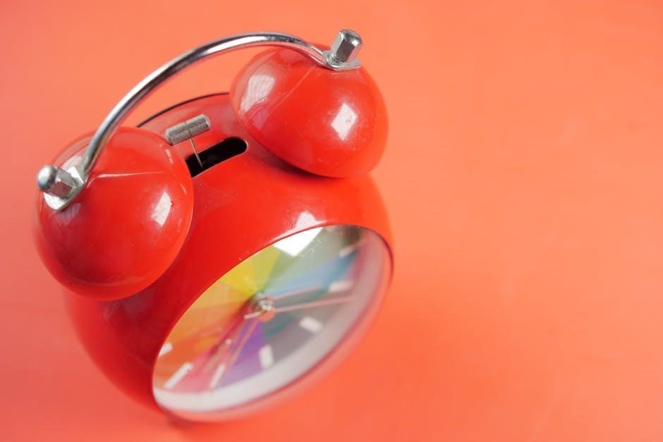 sky time alarm clock manual